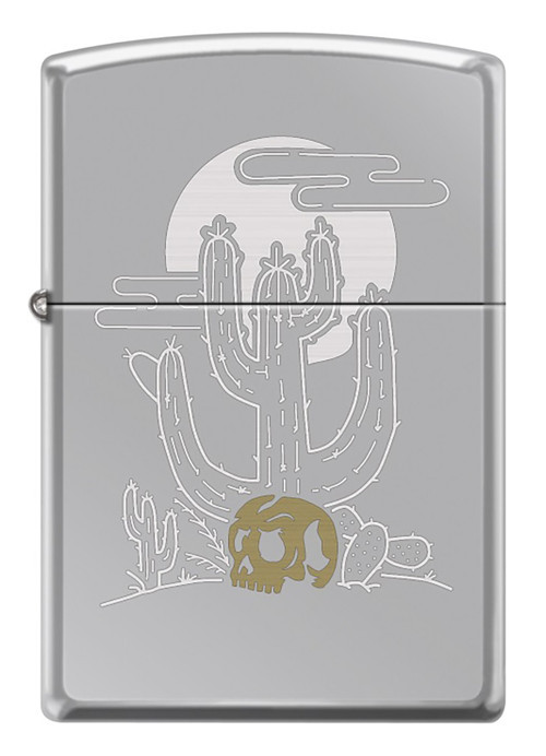 Cactus And Skull Dizayn Çakmak