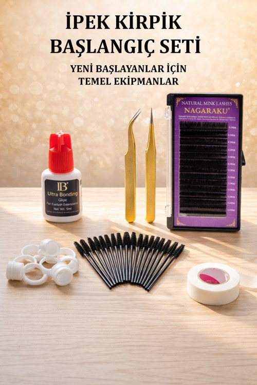 İpek Kirpik Seti