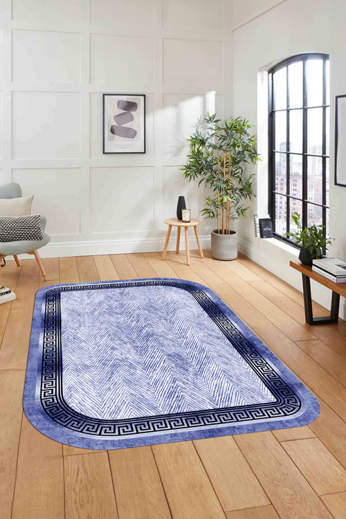 Dijital Lazer Kesim Klasik Model Yıkanabilir Kaymaz Taban Yolluk Mutfak Salon Halısı
