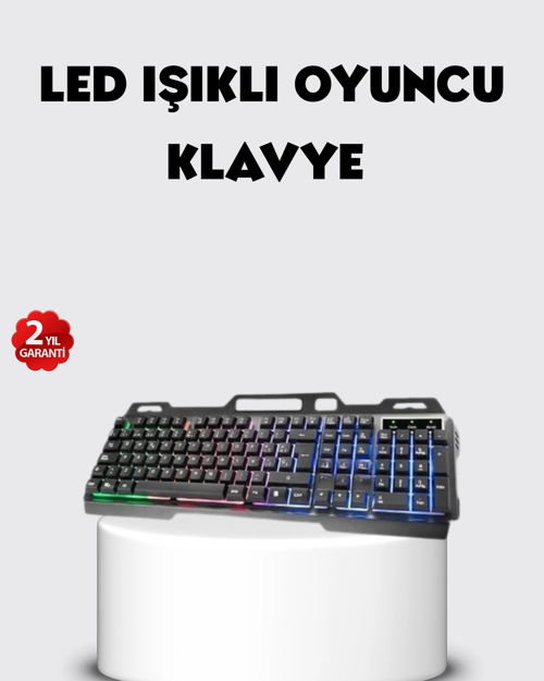 Rgb Aydınlatmalı Klavye Mouse Seti – Usb Bağlantılı, Türkçe Q, Ayarlanabilir Dpı, Ergonomik Yapı
