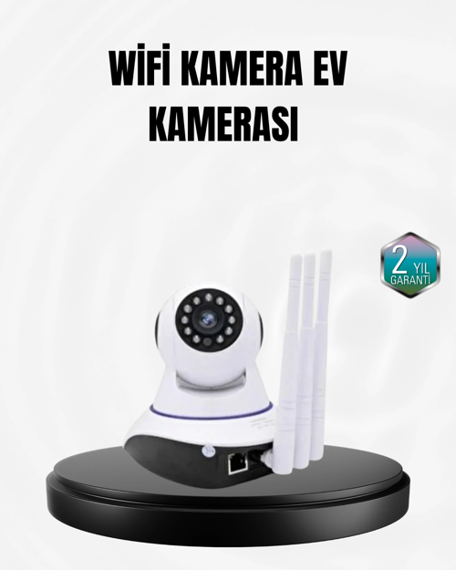 Akıllı Ip Güvenlik Kamerası – 1080p Hd, Gece Görüşlü, Hareket Algılamalı