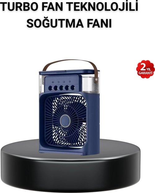 Turbo Fan Teknolojili Sessiz Ve Güçlü Soğutma Masası Vantilatör
