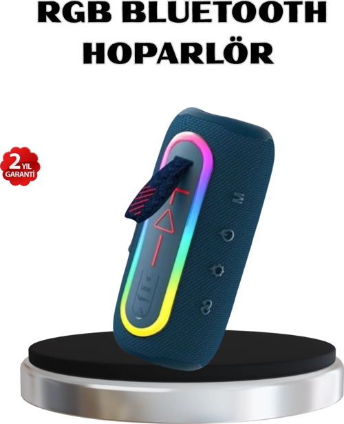 Mini Mavi Bluetooth Hoparlör Şık Görünüm Ve Taşınabilir Güçlü Ses