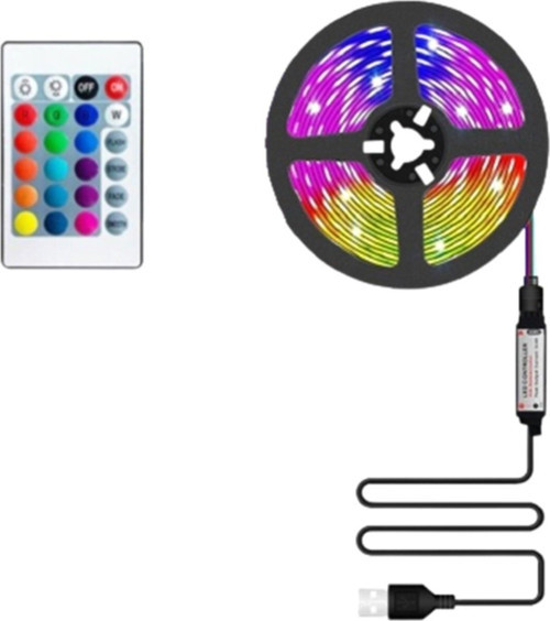 Ct-4566 Rgb Usb Tv Şerit Led 3mt 5v