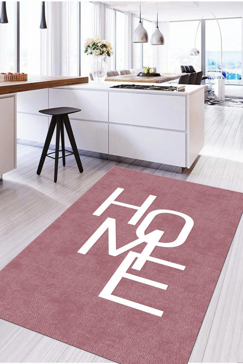 Dijital Baskılı Modern Home Yazılı Yıkanabilir Kaymaz Taban Yolluk Salon Mutfak Halısı