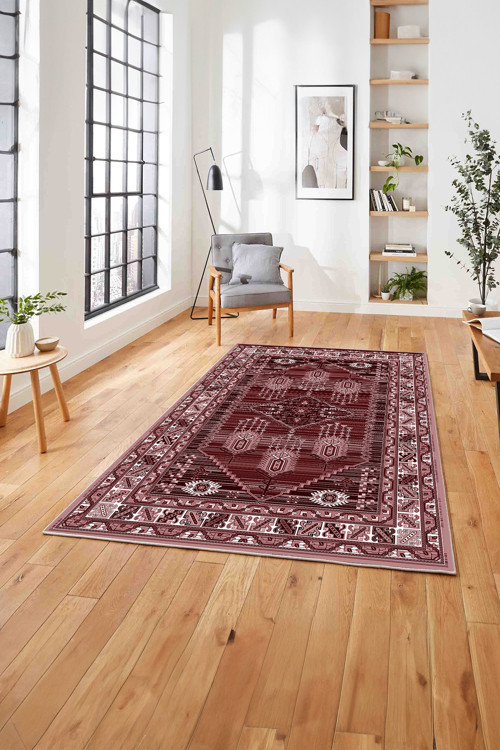 Baskılı Etnik Geleneksel Otantik Yıkanabilir Kaymaz Taban Yolluk Mutfak Salon Halısı