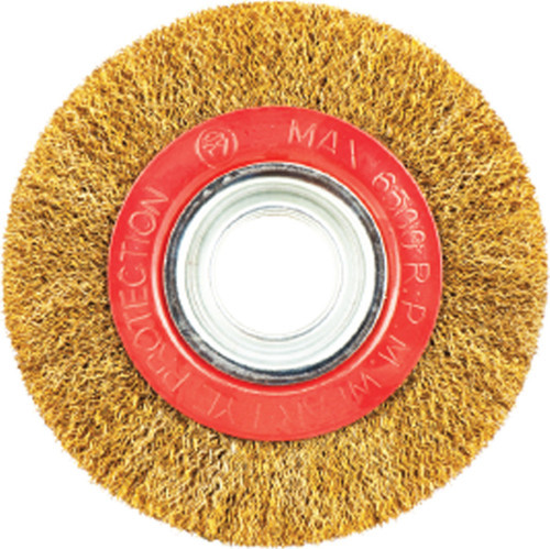 Saçaklı Daire Tel Fırça 175 x 25 mm