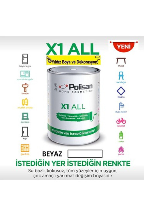 X1 All Beyaz 0,75 Lt -