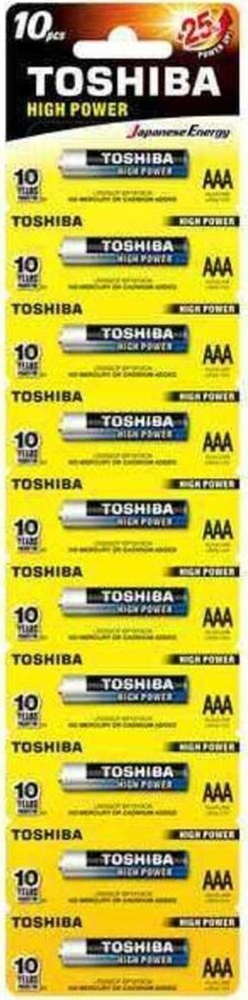 High Power Serisi Alkalin Aaa I?nce Kalem Pil 10'lu