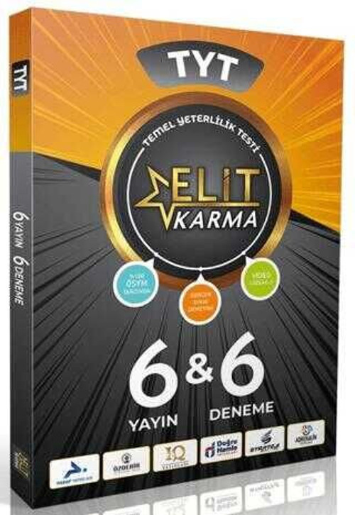 Paraf YKS TYT Elit Karma 6x6 Deneme Çözümlü Paraf Yayınları