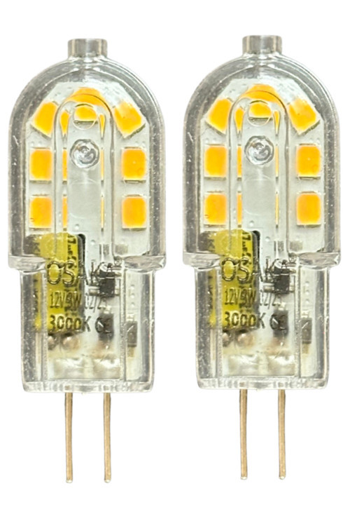 (2 Adet) Osaka 12Volt 3W Sarı Işık (3000K) G4 Duylu Led Kapsül Ampul