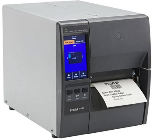 Zt231T Termal Transfer 203 Dpi Usb, Seri, Ethernet Endüstriyel Barkod Yazıcı