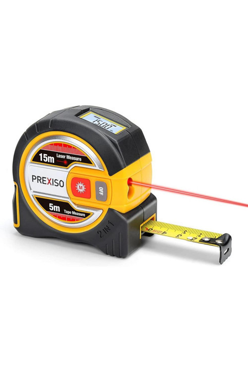 PLT15 İkisi Bir Arada 15 Mt Lazerli 5 Metre Şerit Metre