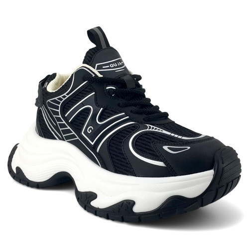 324 25YA Kadın Sneaker Günlük Ayakkabı Siyah