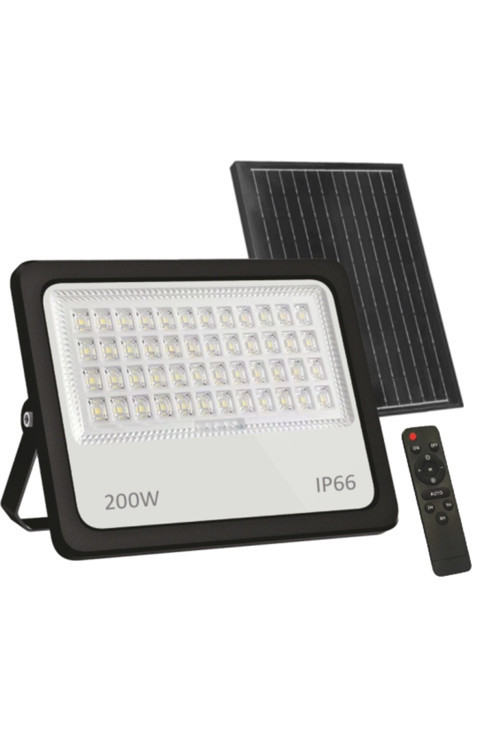 200W SOLAR Led Sokak Projektör CT-4649 Beyaz Işık