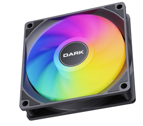 "DKCF126F" Sessiz 12cm FRGB 1200 RPM, 36CFM, Siyah Kasa Fanı