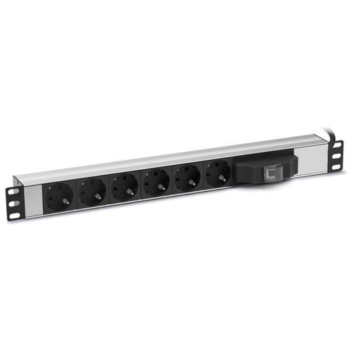 F082PR6SA 6 lı 19" sigortalı priz