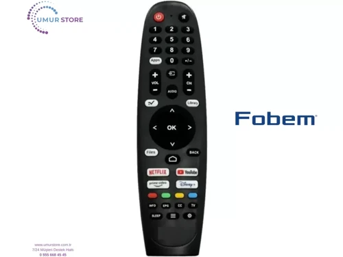 Fobem İle Uyumlu ML32EW2000 ML32EW2000F Smart Led Tv Kumanda-Mikrofonsuz