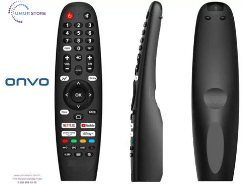 Onvo İle Uyumlu Model 32VL80F3HA Smart Led Tv Kumanda