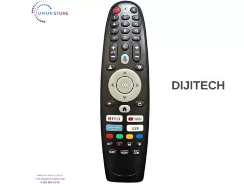 Dijitech İle Uyumlu Model 32DJS10000 Android Tv Kumanda