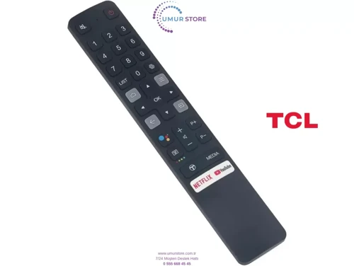 TCL İle Uyumlu 43P615 Mikrofonlu Smart Tv Kumanda