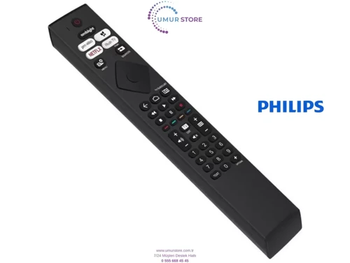 Philips İle Uyumlu Model 77OLED818/12 OLED TV Kumanda-Mikrofonsuz