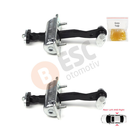 Ford Focus MK2 C-Max MK1 Kuga MK1 1641573 İçin 2 EA Arka Sağ ve Sol Kapı Gergi Yayı