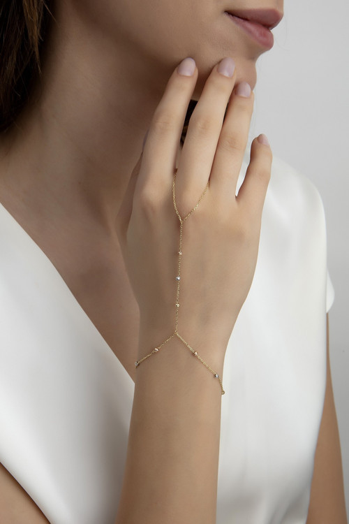 Kuyumculuk 14 Ayar Altın Üç Renk Dorika Top Şahmeran