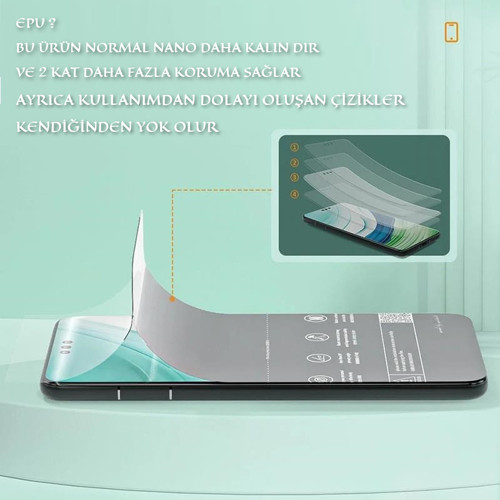 Oppo Realme Narzo 90 5G Nano Ekran Koruyucu + Full Arka Kaplama Set Esnek Ultra İnce - Sandex - Epu
