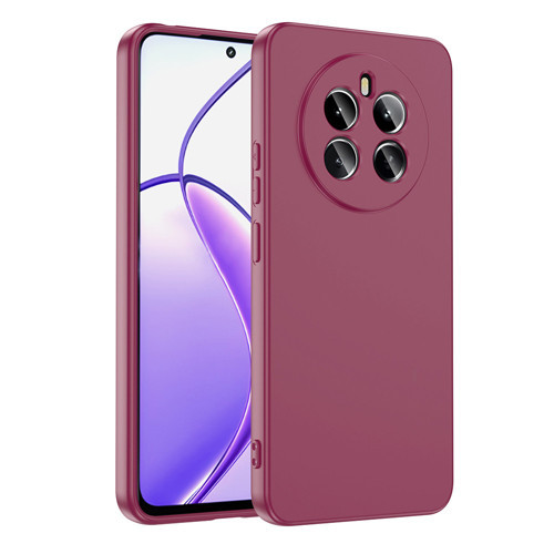 Realme 12 4G Kılıf Lansman Tasarım İç Yüzeyi Kadife Silikon