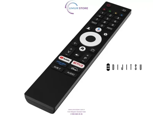 Dijitsu İle Uyumlu Model 55DQ33000 Mikrofonlu Google Smart Tv Kumanda