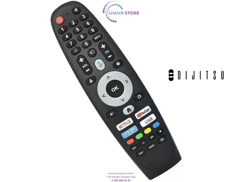 Dijitsu İle Uyumlu Model 43DG29000 Mikrofonlu Google Smart Tv Kumanda