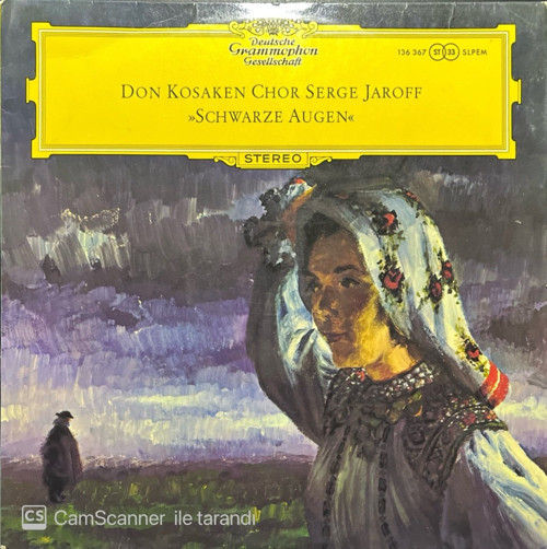 Don Kosaken Chor Serge Jaroff Schwarze Augen LP Plak