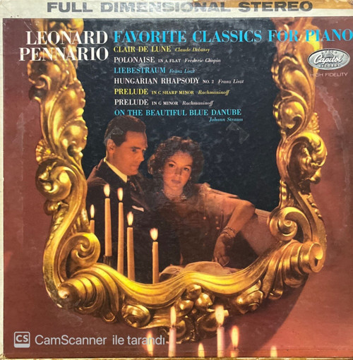 101 Strings A World Of Romance LP Plak