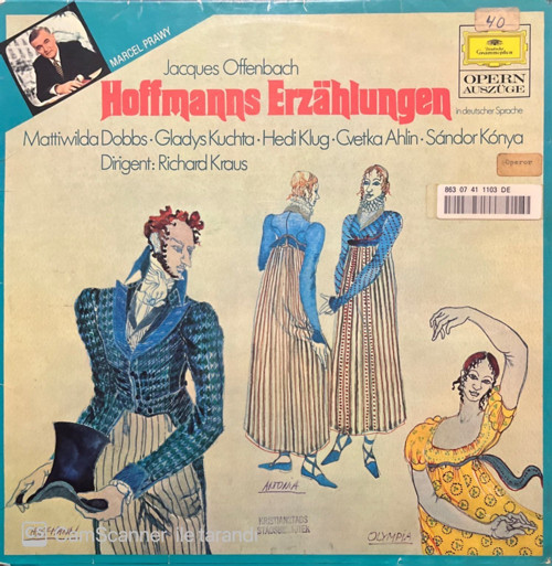 Jacques Offenbach Hoffmanns Erzahlungen LP Plak
