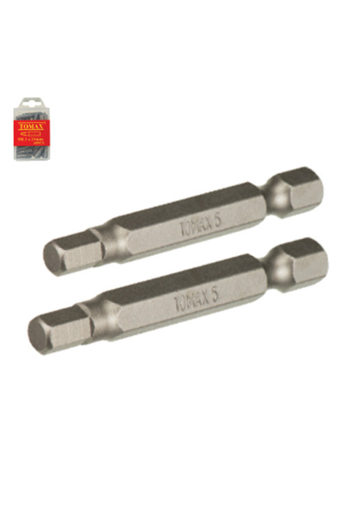 Allenli Bits Uç 2,5 x 25 mm Hex (60 Adet)