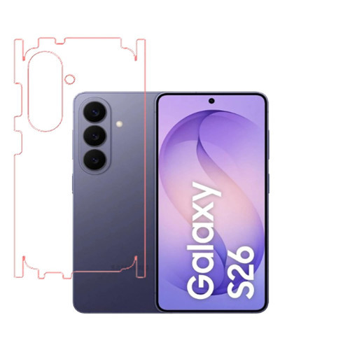Samsung Galaxy S26 İle Uyumlu 360 Arka Kaplama