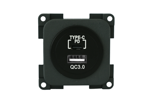 Usb 5V/3A + Typc-E 5V/3A Kapaklı - MP2USBC/G
