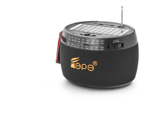 Büro Ev Ofis Kamp Keyfi için Solar Usb Tf Aux Bluetooth Fm Radyo Hoparlör