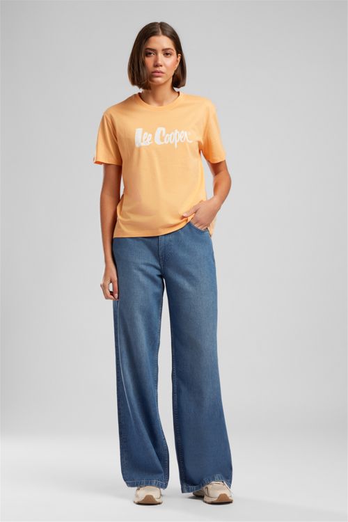 Kate Kadın Loose Straight Fit Jean Pantolon Orta Mavi̇