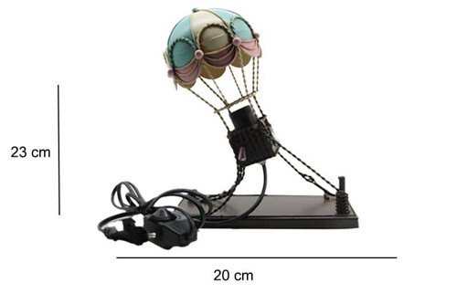 Metal Balon Abajur – Gece Lambası