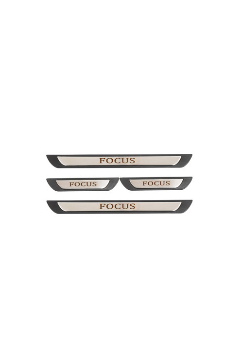 Ford Focus Uyumlu Kapı Eşiği Krom Abs 4 Parça