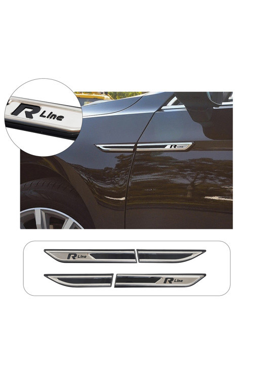Volkswagen Passat B8-B8.5 Uyumlu Krom Abs Yan Çıta R Line Paslanmaz Çelik