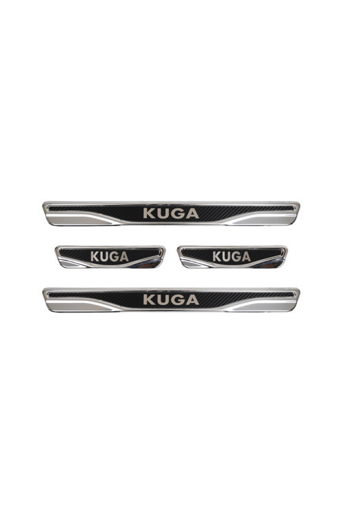 Kuga Uyumlu Kapı Eşiği Karbon Krom 4 Parça