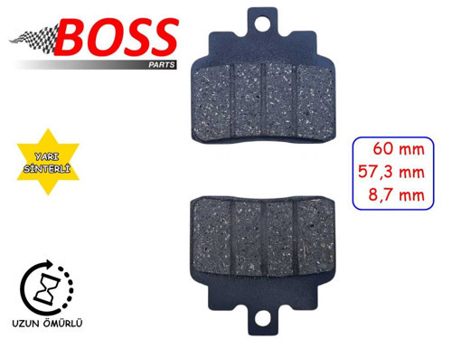 Ön Fren Disk Balatası Boss Bs299 Regal Raptor Pilder 125