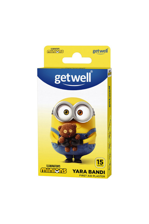Minions Teddy Bear Yara Bandı 15 Adet 2 Adet