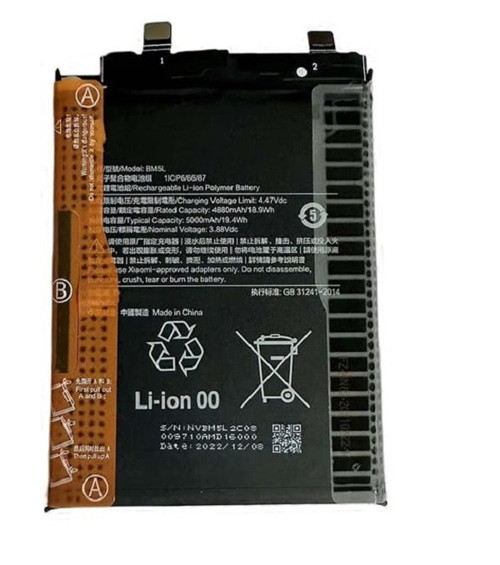 Redmi K60 Pil Batarya BM5L 5000 mAh