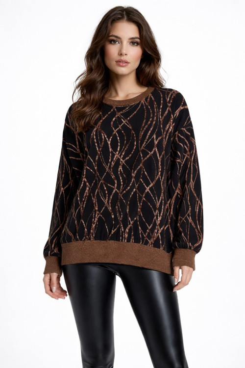 Kadın Yumoş Sıfıryaka Sweatshirt BGL-ST05317