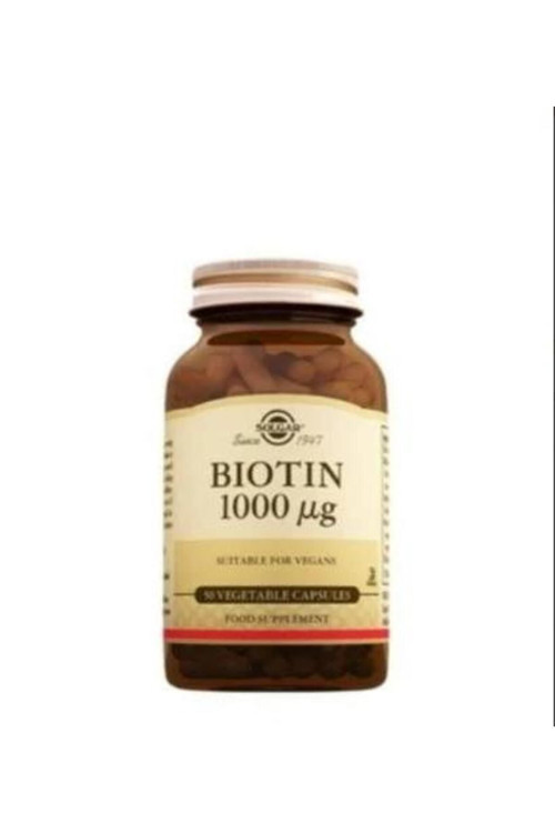 Biotin 1000 mcg 50 Bitkisel Kapsül