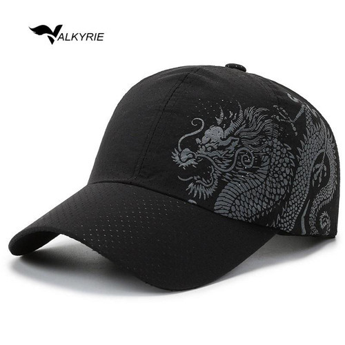 Dragon Nefes Alabilir Spor Şapka – Ayarlanabilir Outdoor Balıkçı Kamp Günlük Unisex Şapka
